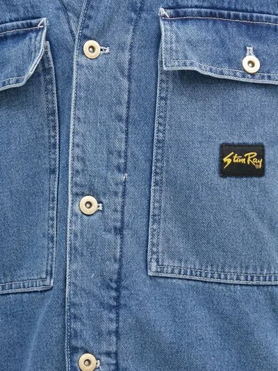 Stan Ray Flap-pocket Denim Jacket In Blue