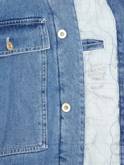 Stan Ray Flap-pocket Denim Jacket In Blue