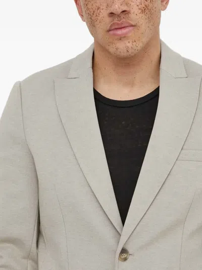 Bruuns Bazaar Laybbfranco Two-button Suit Jacket In Gray