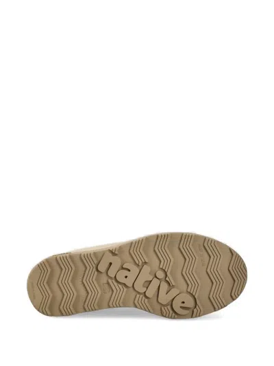 Native Lace-up Ankle Boots In Neutral