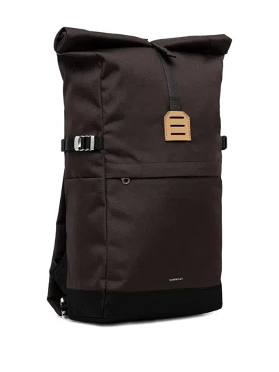 Sandqvist Ilon Rolltop Backpack In Brown