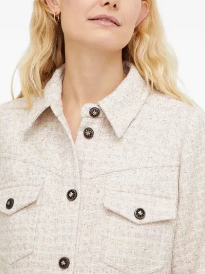 粗花呢迷你衬衫裙