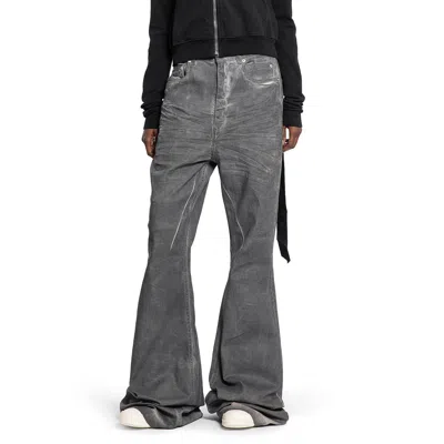 Rick Owens Drkshdw Gray Hollywood Geth Belas Lounge Pants In Gray