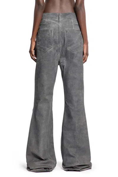 Rick Owens Drkshdw Gray Hollywood Geth Belas Lounge Pants In Gray