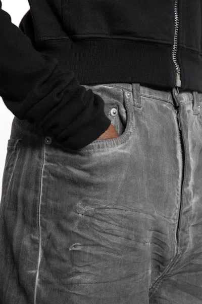 Rick Owens Drkshdw Gray Hollywood Geth Belas Lounge Pants In Gray