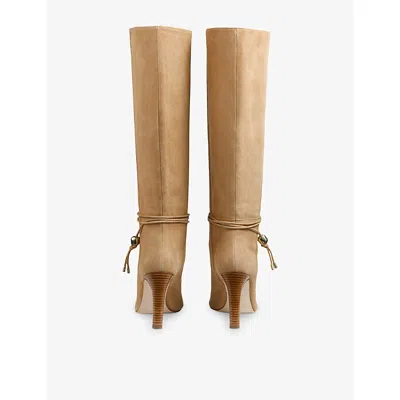 Lk Bennett Loretta Knee High Boot In Neutral