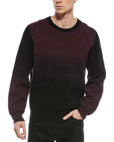 Rag & Bone Downing Wool & Cashmere-blend Crewneck Sweater In Burgundy