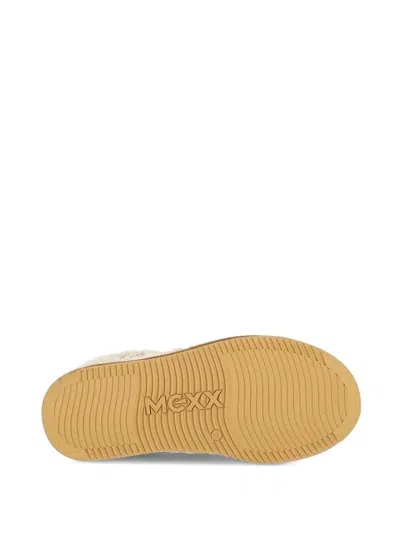 Mexx Lace-up Shearling Boots In Neutral