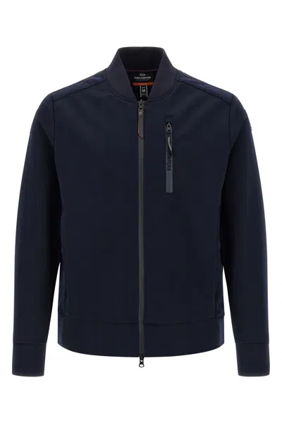 Parajumpers 'mckay' Chest Pocket Sweatshirt Long Sleeves In Blue