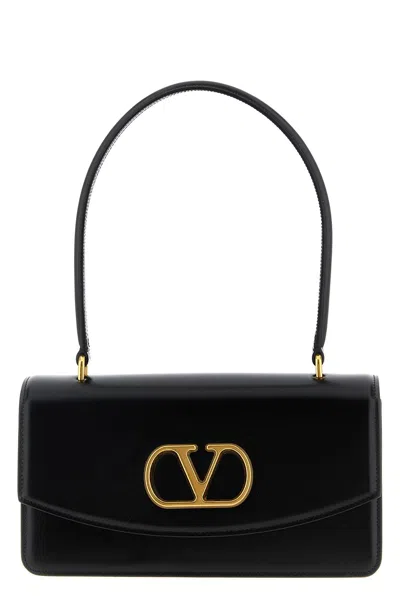Valentino Vain Bag With Handle In Leather In Black