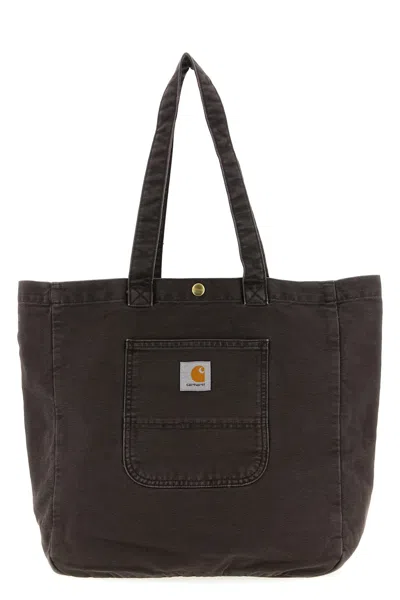 Carhartt Bayfield Tote Bag Front Pocket Design In Brown