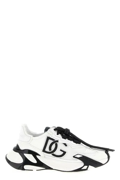 Dolce & Gabbana Sneaker Day Faster Black And White In Black