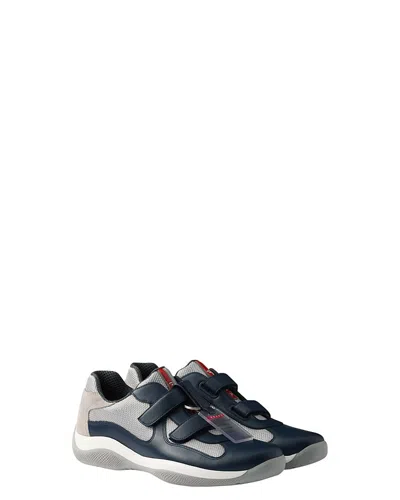 Prada Men's America's Cup Original Sneakers In Blue