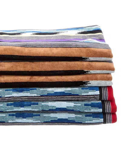Missoni Home Clint 6pc Asciugamano Unita Bath Towel Set In Multi