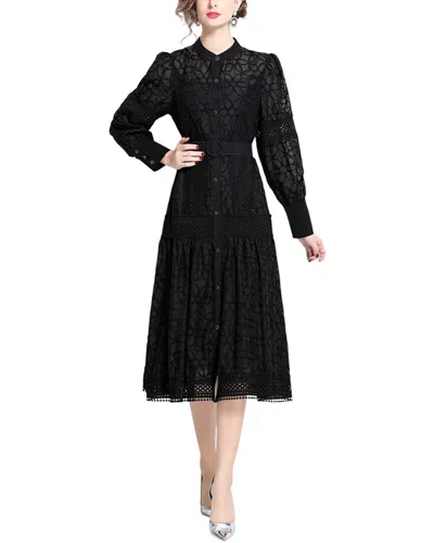 Elaine Midi Dress In Black