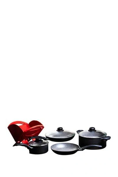 Ballarini Matera 8-pc Nonstick Cookware Set In Black