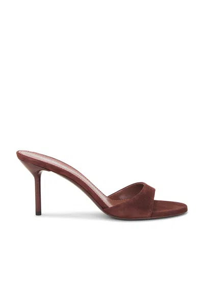 Paris Texas Lidia 70 Suede Mules In Brown