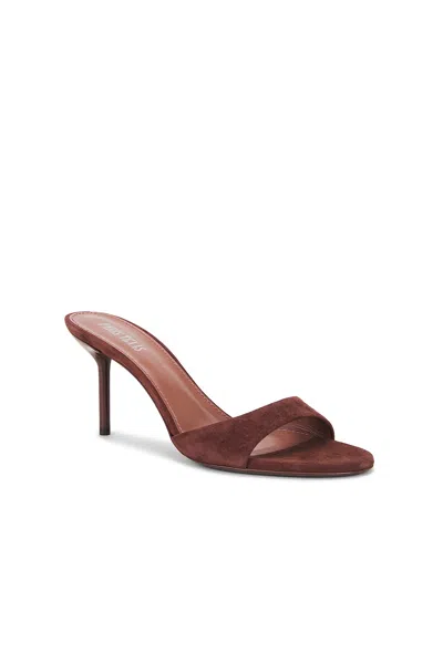 Paris Texas Lidia 70 Suede Mules In Brown