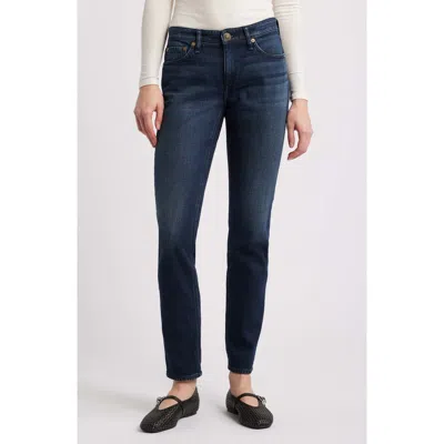 Rag & Bone Dre Low Rise Slim Boyfriend Jeans In White