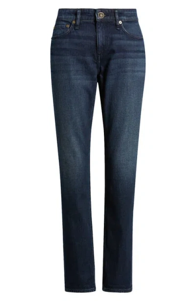 Rag & Bone Dre Low Rise Slim Boyfriend Jeans In White