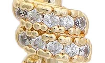 Juvell Cubic Zirconia Knot Stud Earrings In Gold