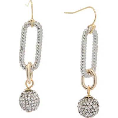 Juvell Two-tone Drop Earrings In Metallic