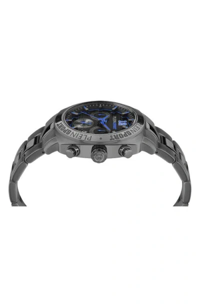 Plein Sport Wildcat Bracelet Watch, 40mm In Gray
