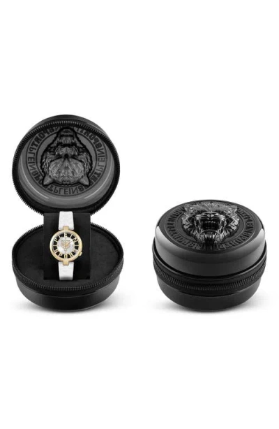 Plein Sport Tiger Luxe Silicone Strap Watch, 36mm In Brown