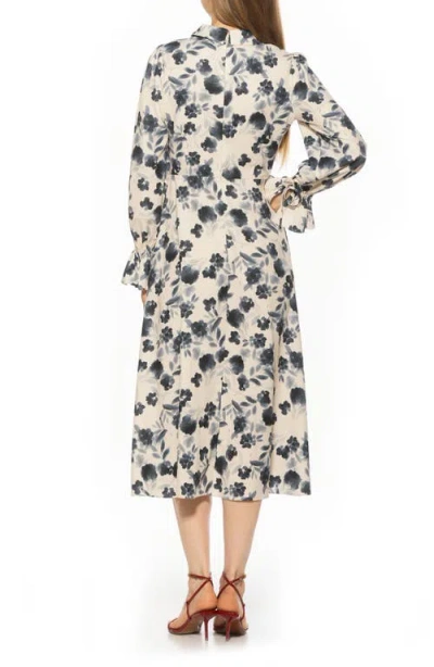 Alexia Admor Lana Fit & Flare Midi Dress In Multi