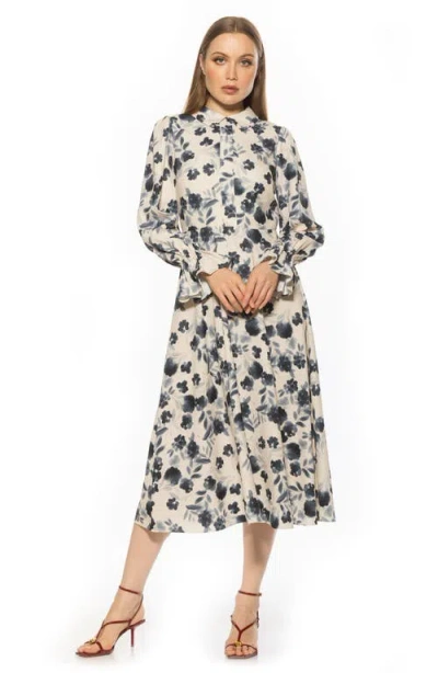 Alexia Admor Lana Fit & Flare Midi Dress In Multi