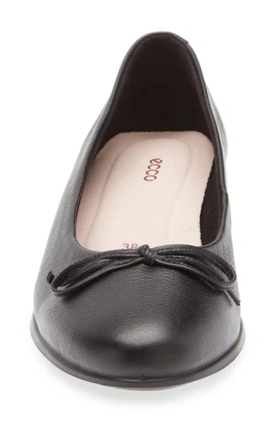 Ecco Touch Ballerina 2.0 Flat In Black