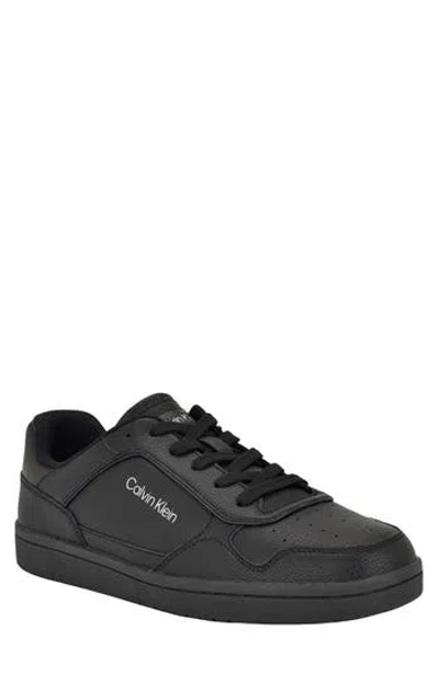 Calvin Klein Men's Colorblock Platform Sneakers In Black