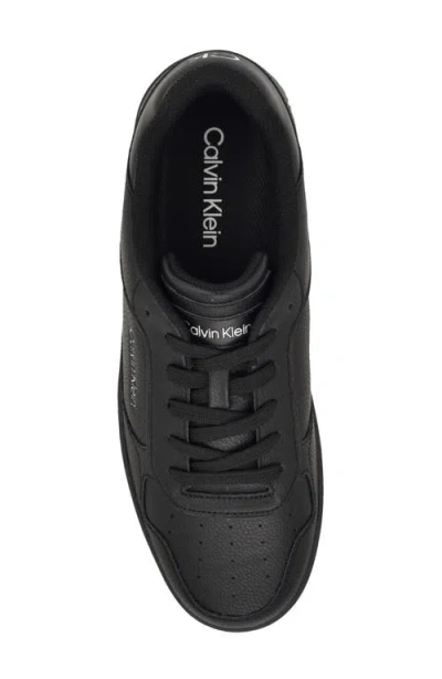 Calvin Klein Men's Colorblock Platform Sneakers In Black