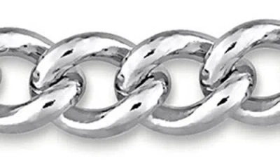 Delmar Curb Link Bracelet & Necklace Set In White