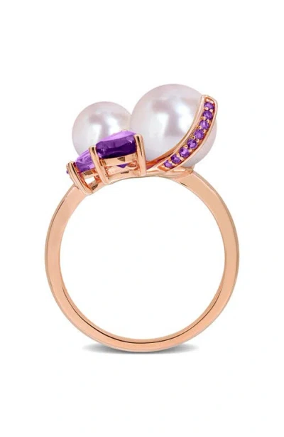 Delmar Cultured Pearl & Semiprecious Stone Cluster Ring In Multi