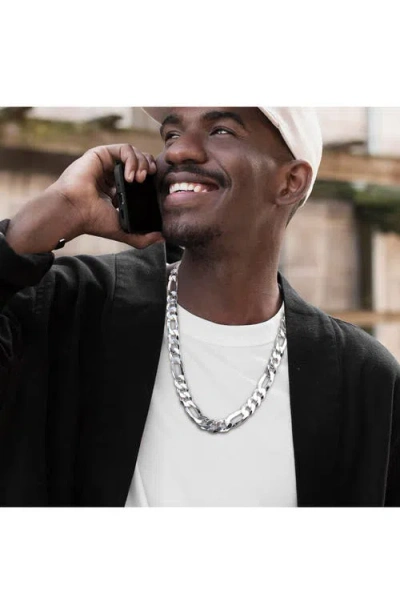 Delmar Figaro Chain Necklace In Gray