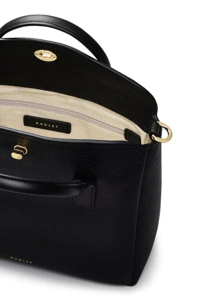 Radley Carpenter Yard Flapover Satchel Bag In Black