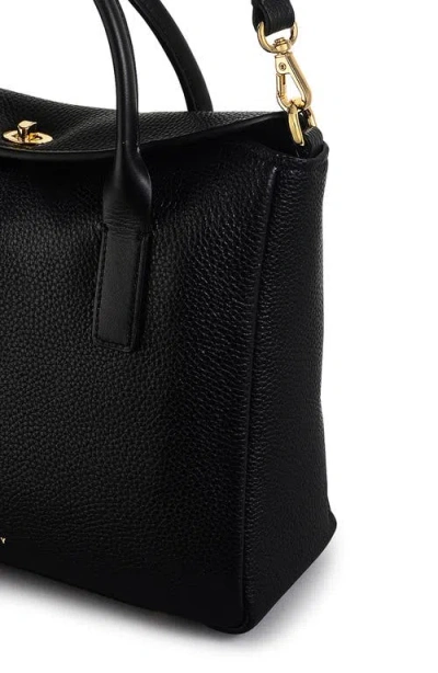 Radley Carpenter Yard Flapover Satchel Bag In Black