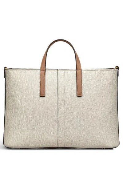 Radley Newton Ave Leather Tote Bag In Neutral