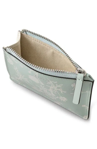 Radley Blooming Lovely Zip Card Case In Blue