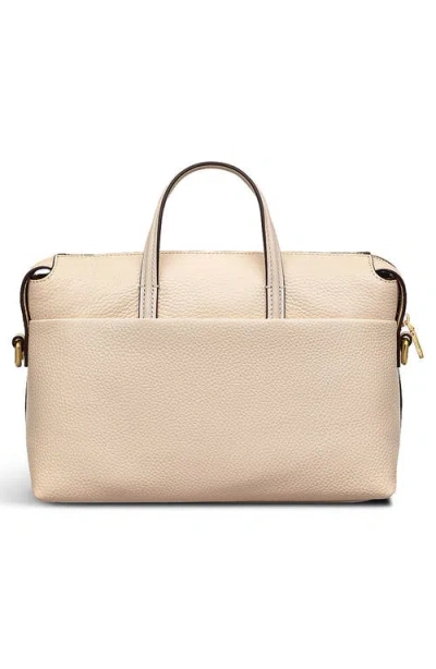 Radley Eastcastle Street Pebbled Leather Crossbody Bag In Neutral