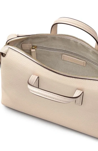 Radley Eastcastle Street Pebbled Leather Crossbody Bag In Neutral
