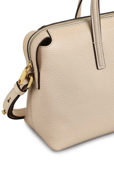 Radley Eastcastle Street Pebbled Leather Crossbody Bag In Neutral