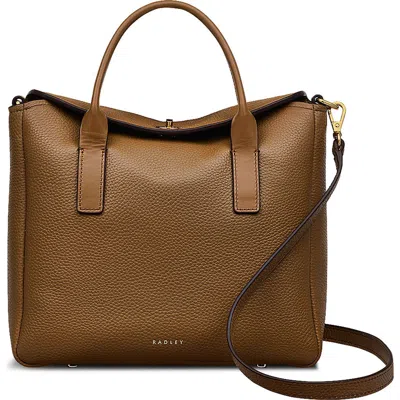 Radley Carpenter Yard Flapover Satchel Bag In Brown