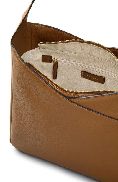 Radley Alpha Road Medium Top Zip Shoulder Bag In Brown
