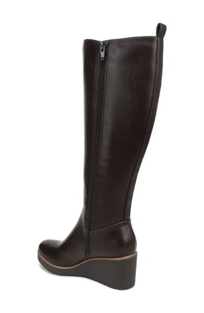 Soul Naturalizer Adrian Knee High Wedge Boots In Brown
