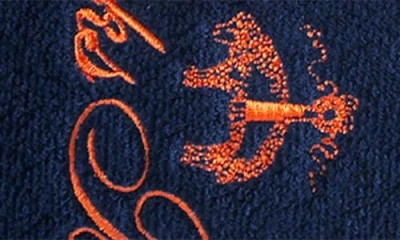 Brooks Brothers Contrast Frame 2 Piece Turkish Cotton Bath Sheet Set In Blue