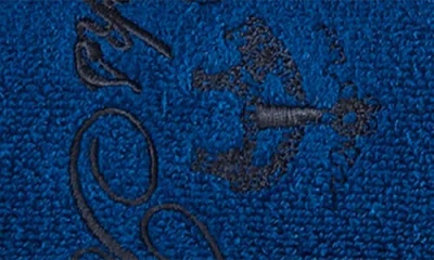 Brooks Brothers Contrast Frame 2 Piece Turkish Cotton Bath Towel Set In Blue