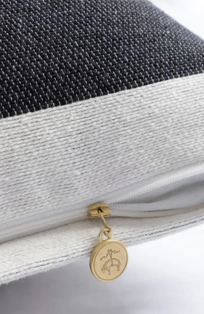 Brooks Brothers Tuxedo Decorative Throw Pillow In White