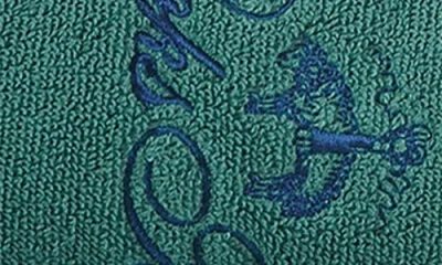 Brooks Brothers Contrast Frame 2pc Bath Sheets In Green